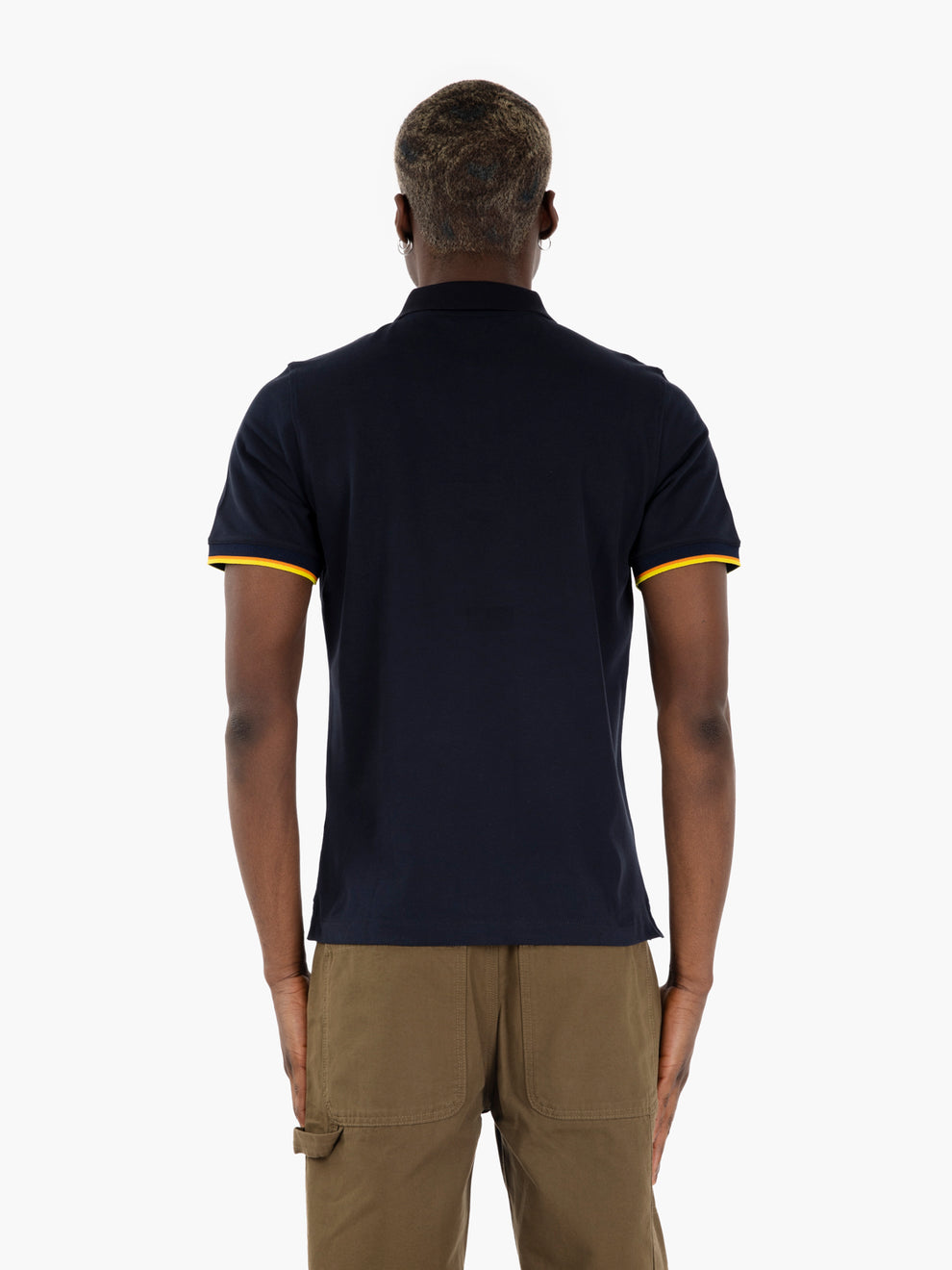 Polo Vincent pique blue depth