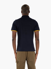 K-WAY - Polo Vincent pique blue depth