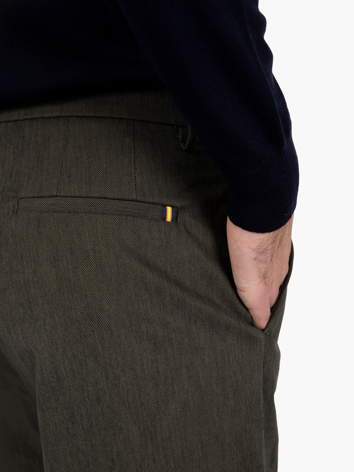 Ralph denim-like chino green blackish