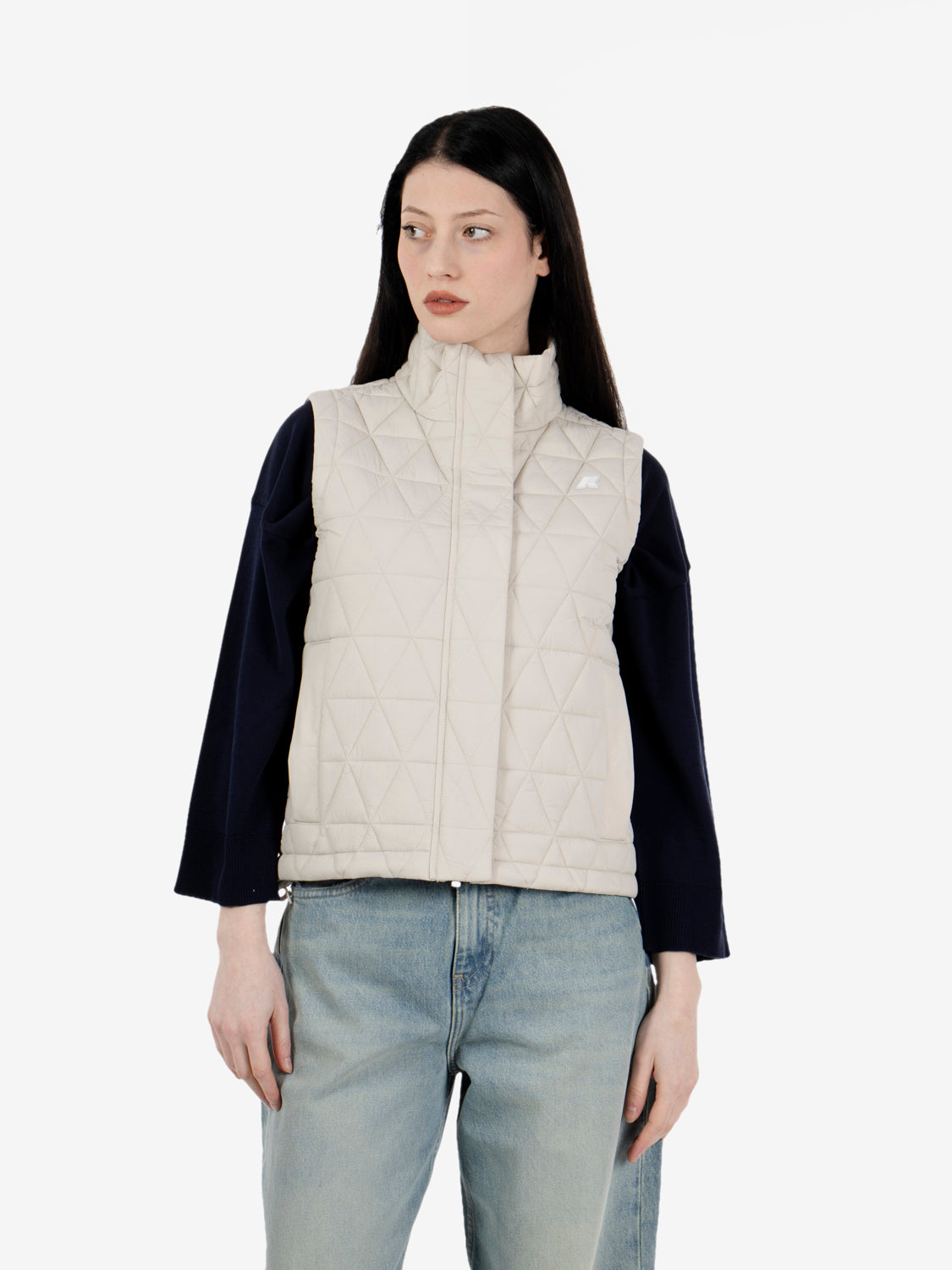 Satine Diamond Quilted warm beige