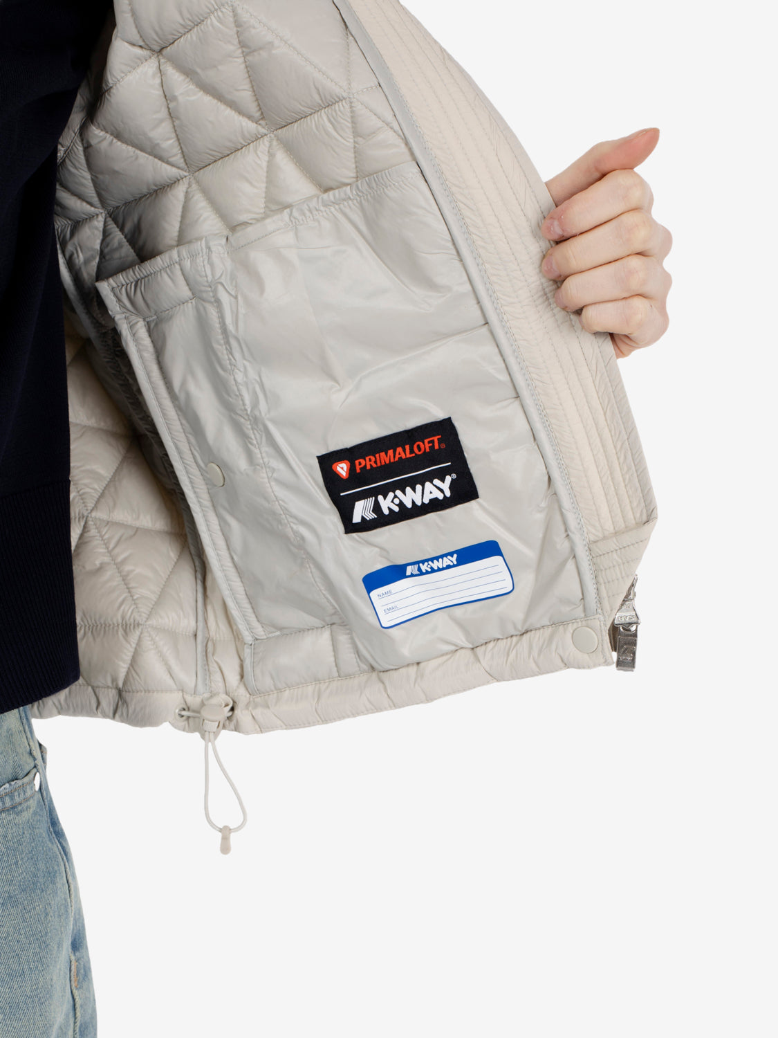 Satine Diamond Quilted warm beige