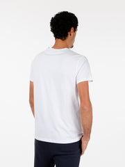 K-WAY - T-shirt bianca con taschino