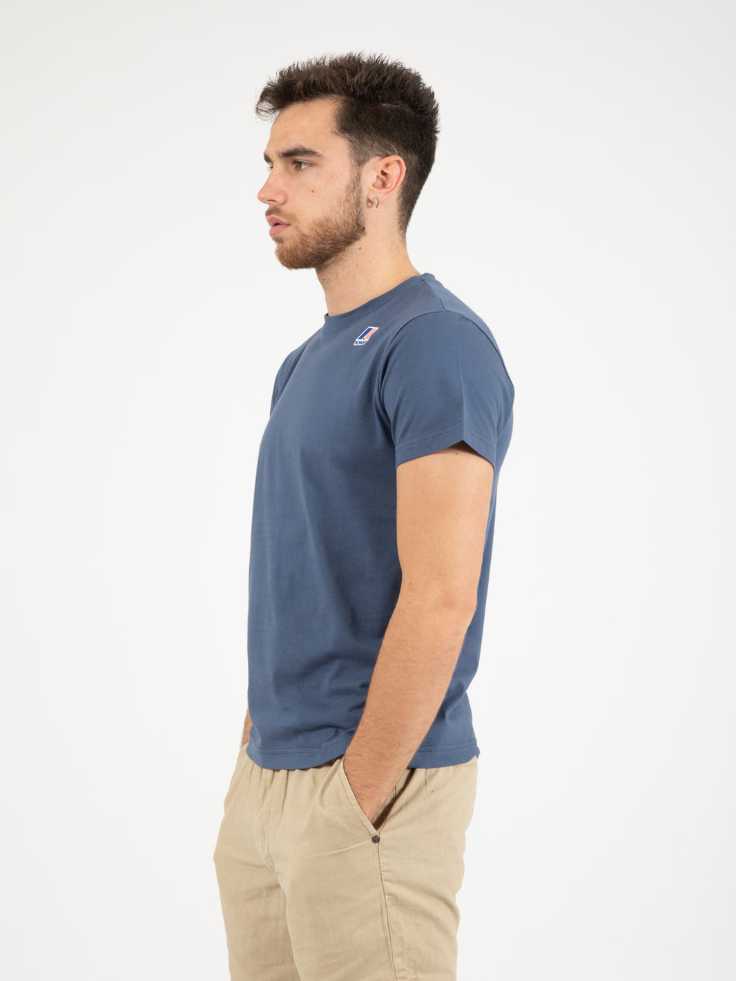 Le vrai Edouard blue indigo t-shirt
