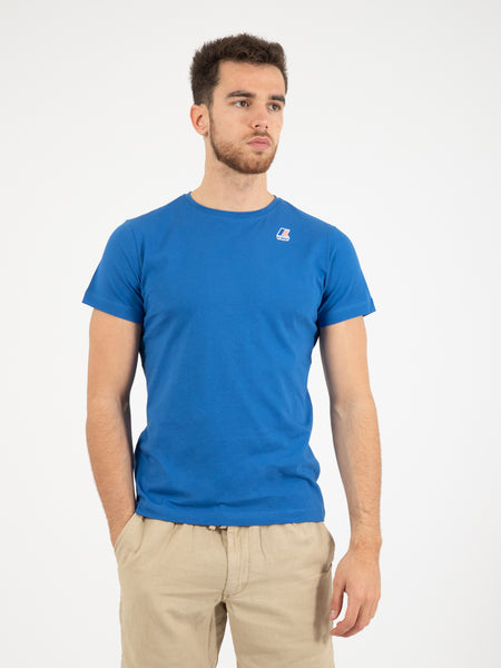T-shirt Le vrai Edouard blue royal marine