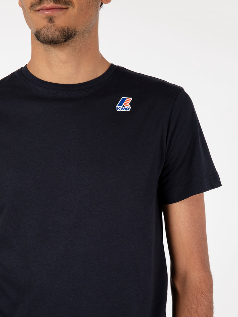 K-WAY - T-shirt Le vrai Edouard navy