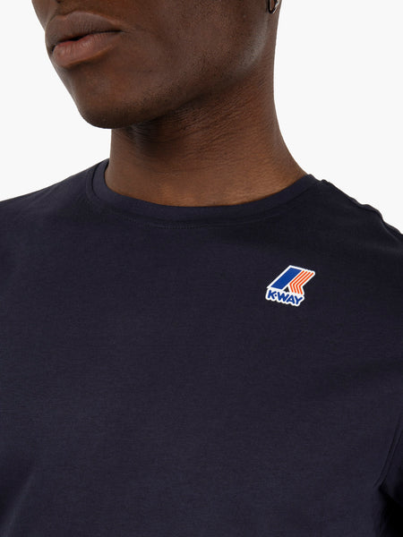 T-shirt Le vrai Edouard navy