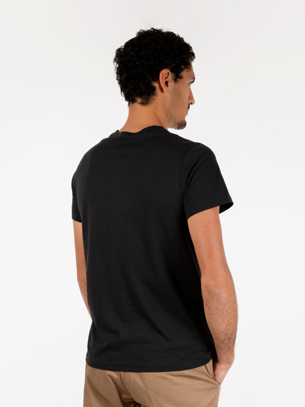 Sigur T-shirt with pocket black pure