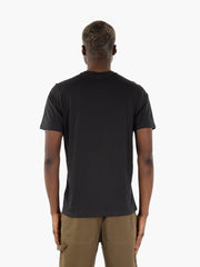 K-WAY - T-shirt Sigur jersey con tasca logata black pure