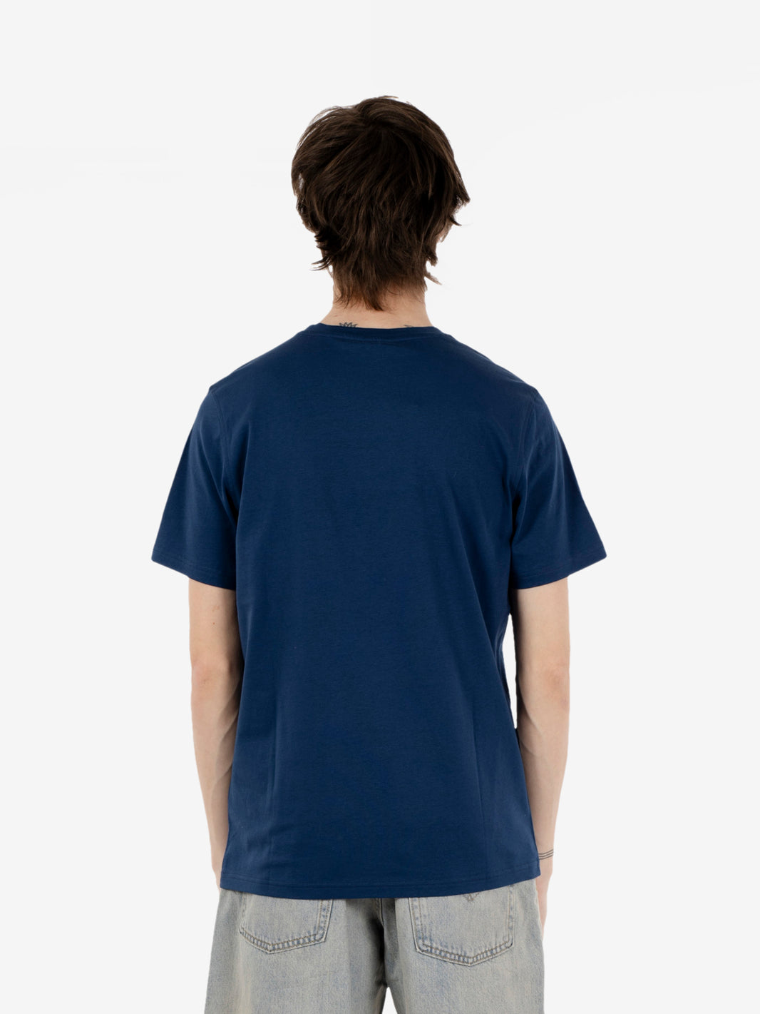 T-shirt Sigur jersey con tasca logata blue insignia