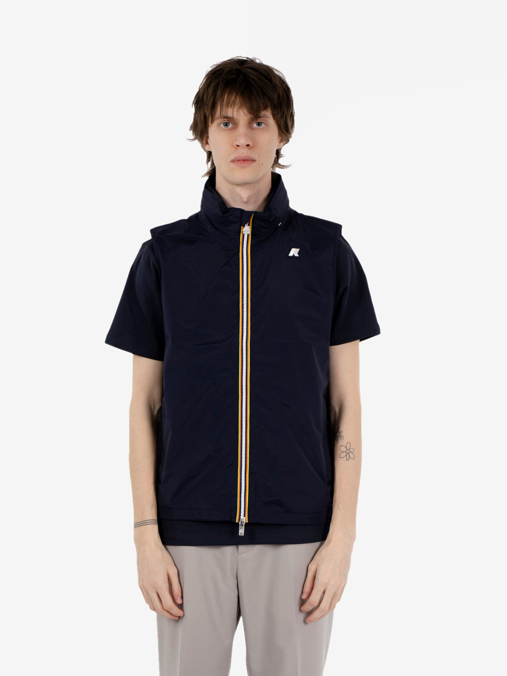 Valen Stretch nylon jersey blue depth