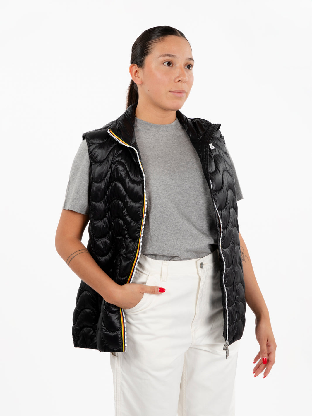 Viole Quilted warm black pure