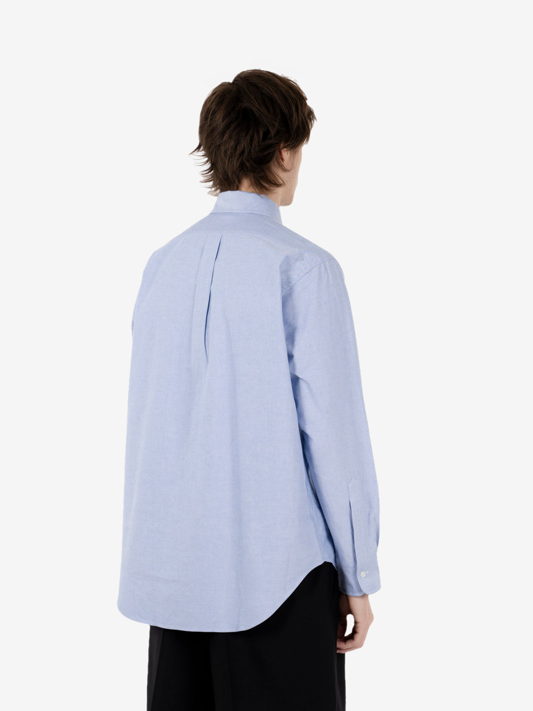 Ametora button-down selvage oxford blue