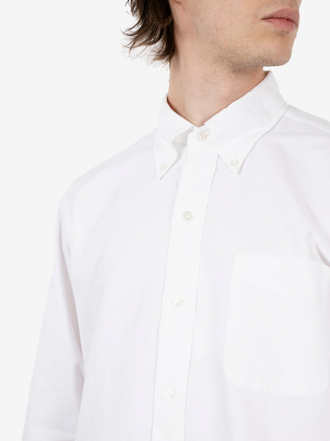 Ametora button-down selvage oxford white