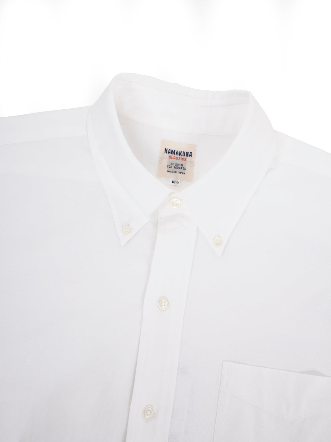 Ametora button-down selvage oxford white