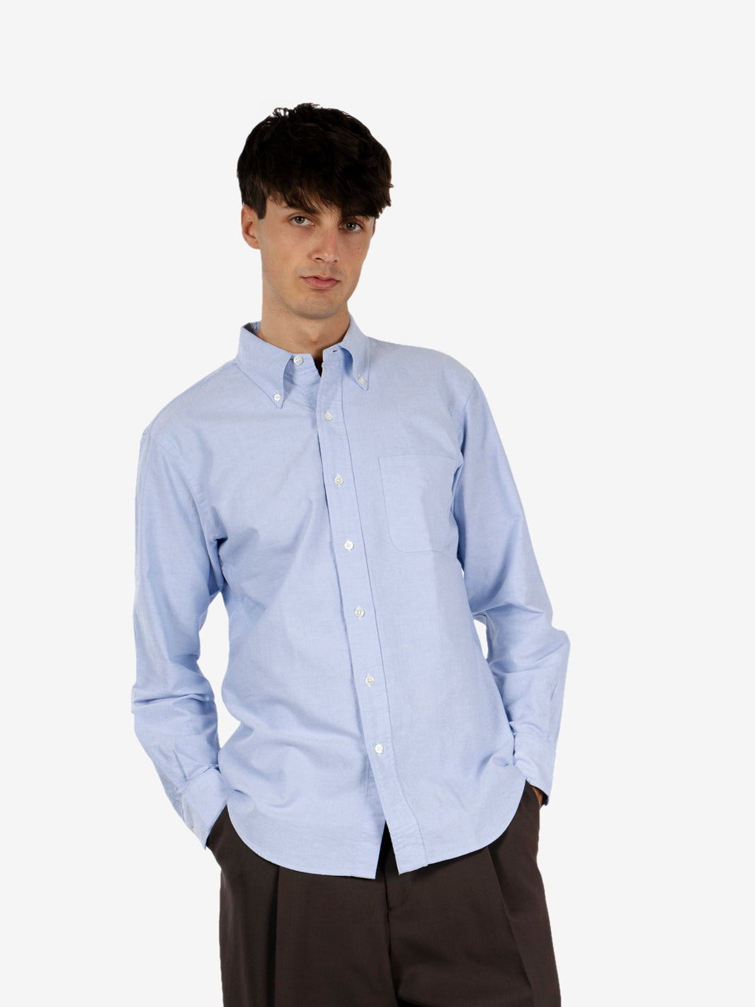 Vintage Ivy button-down oxford blue