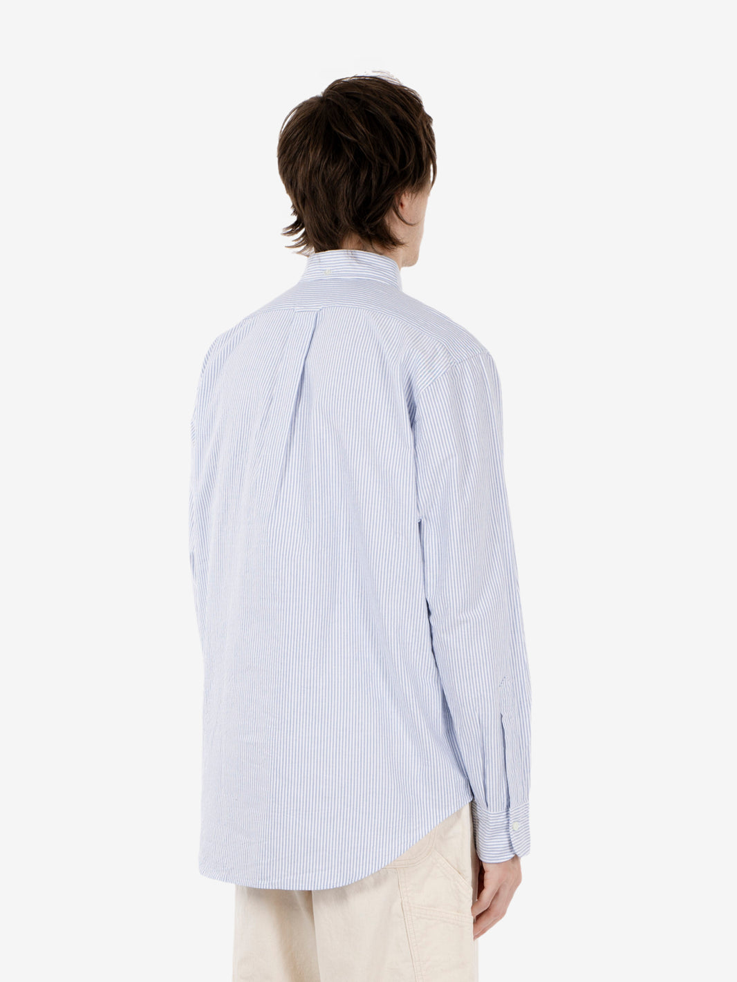 Vintage Ivy button down stripes blue