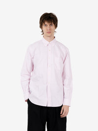 Vintage Ivy button down stripes pink
