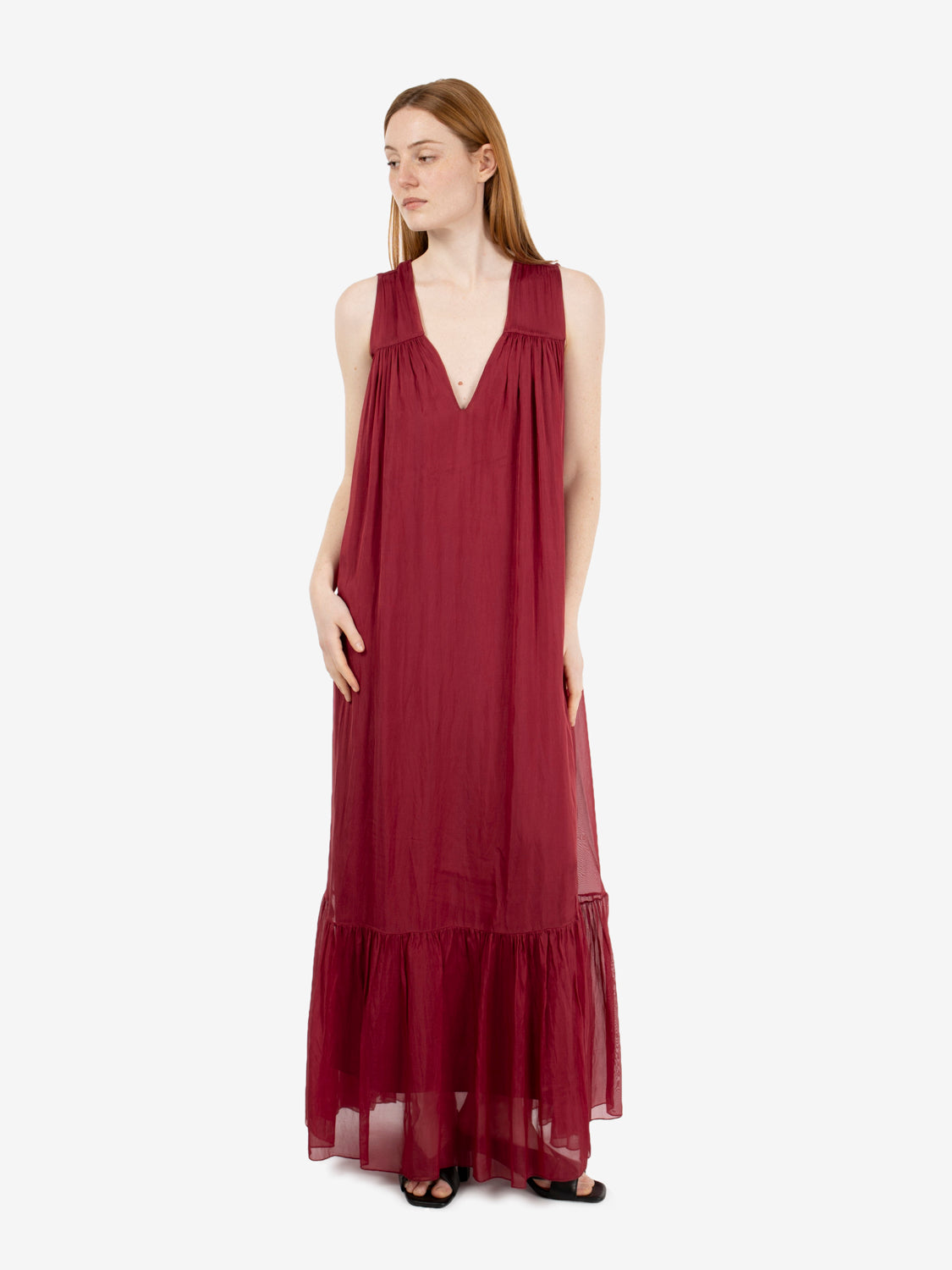 Long Indian muslin dress