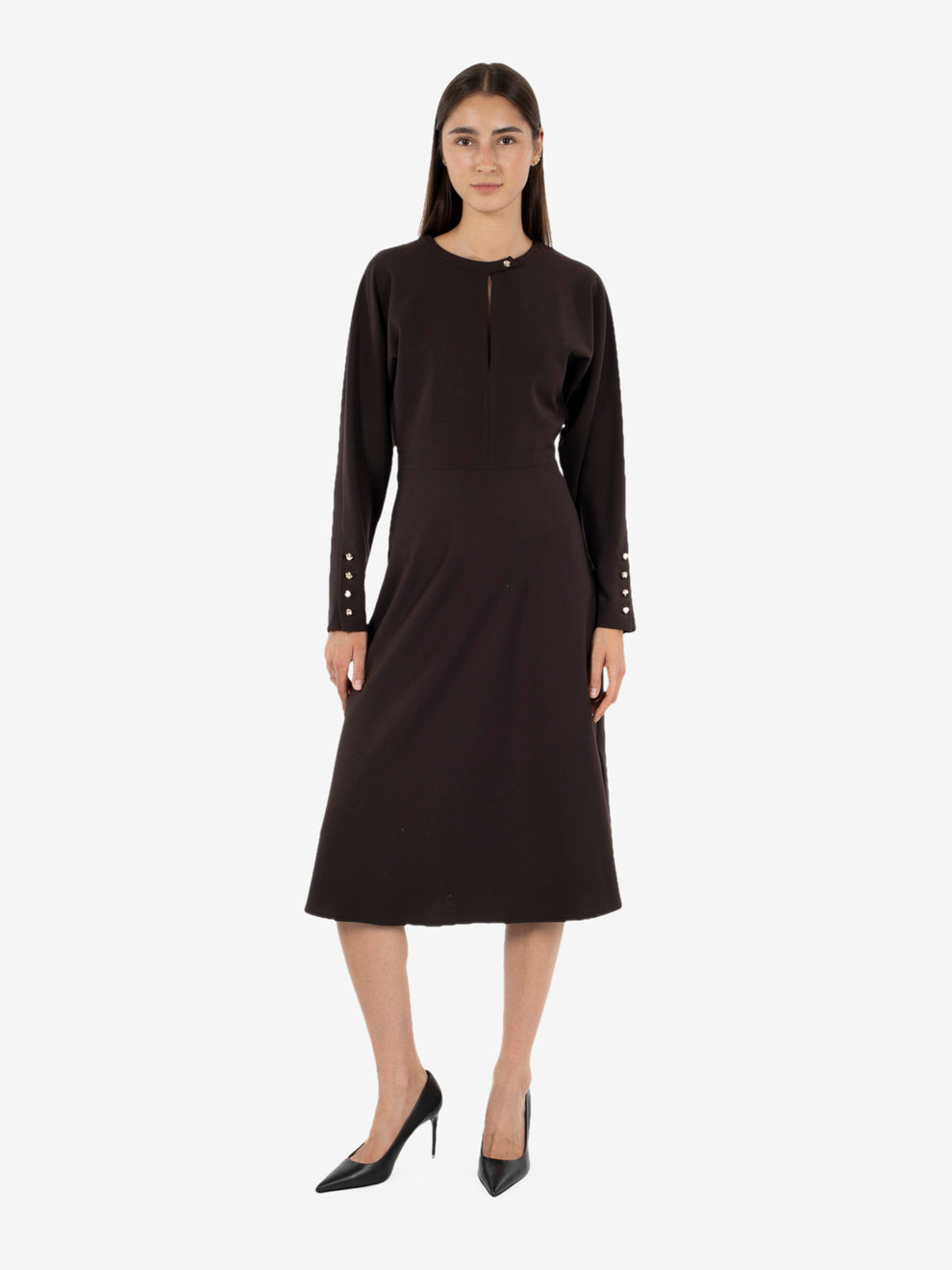 MELTED MIDI DRESS SI1CO010_6028