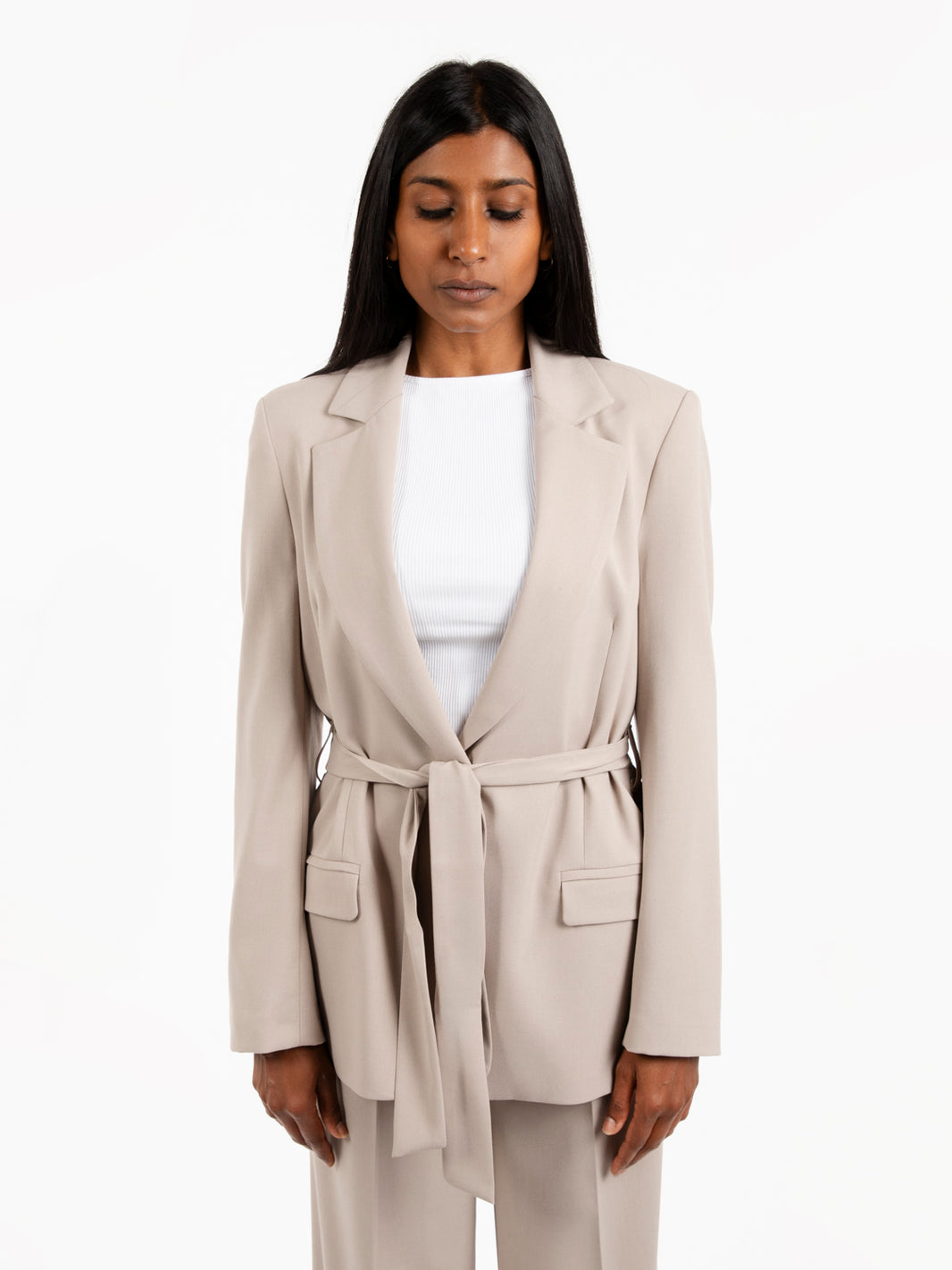 Blazer con fusciacca kasha
