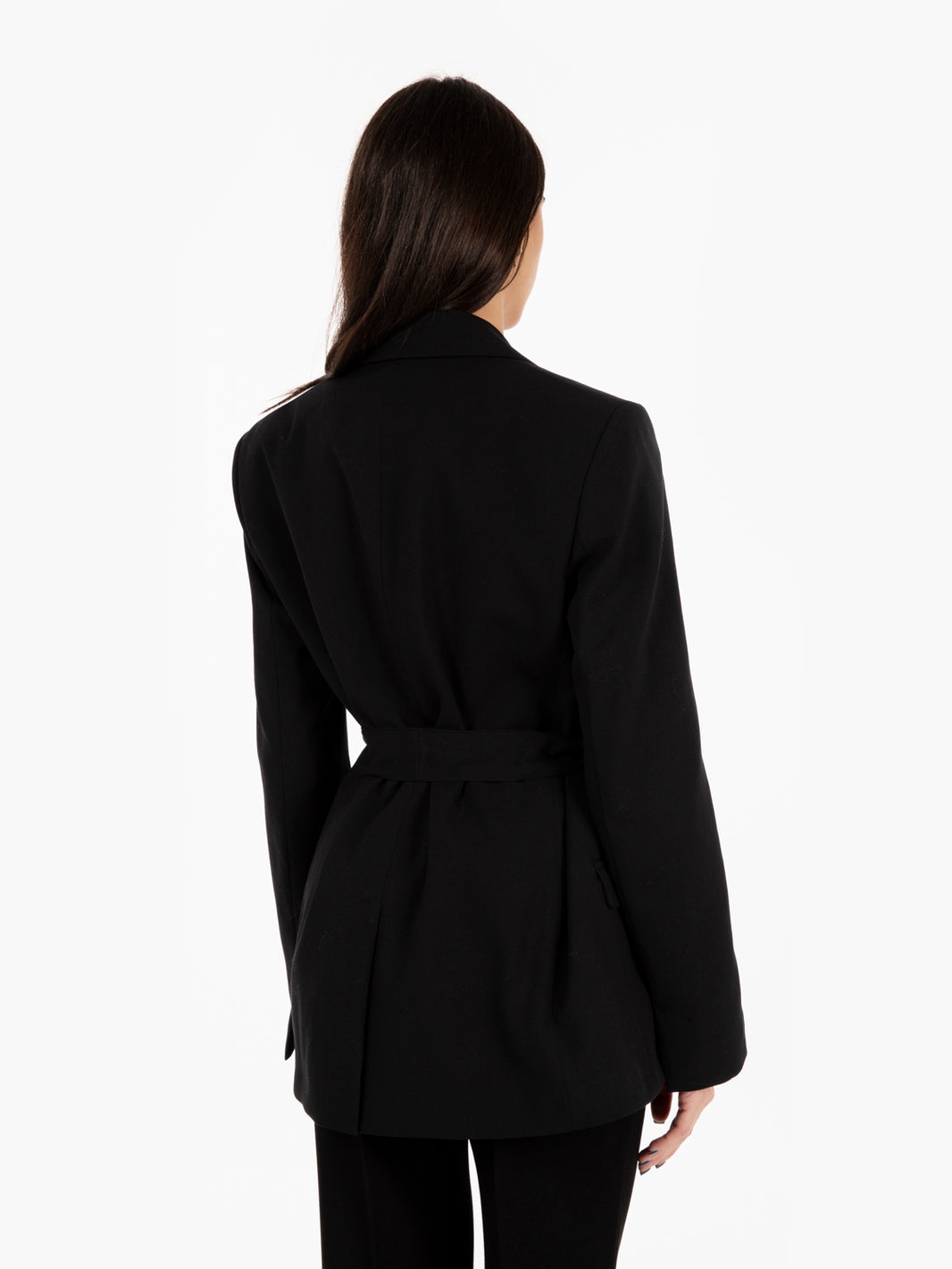 Blazer con fusciacca nero