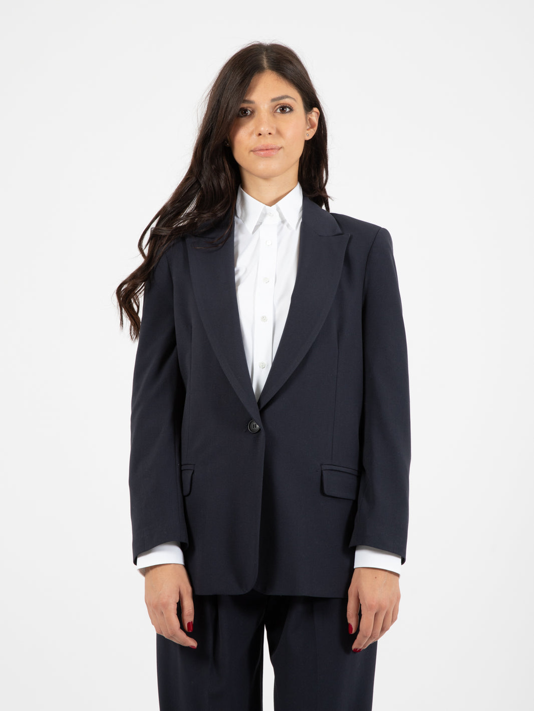 Blazer over blu notte
