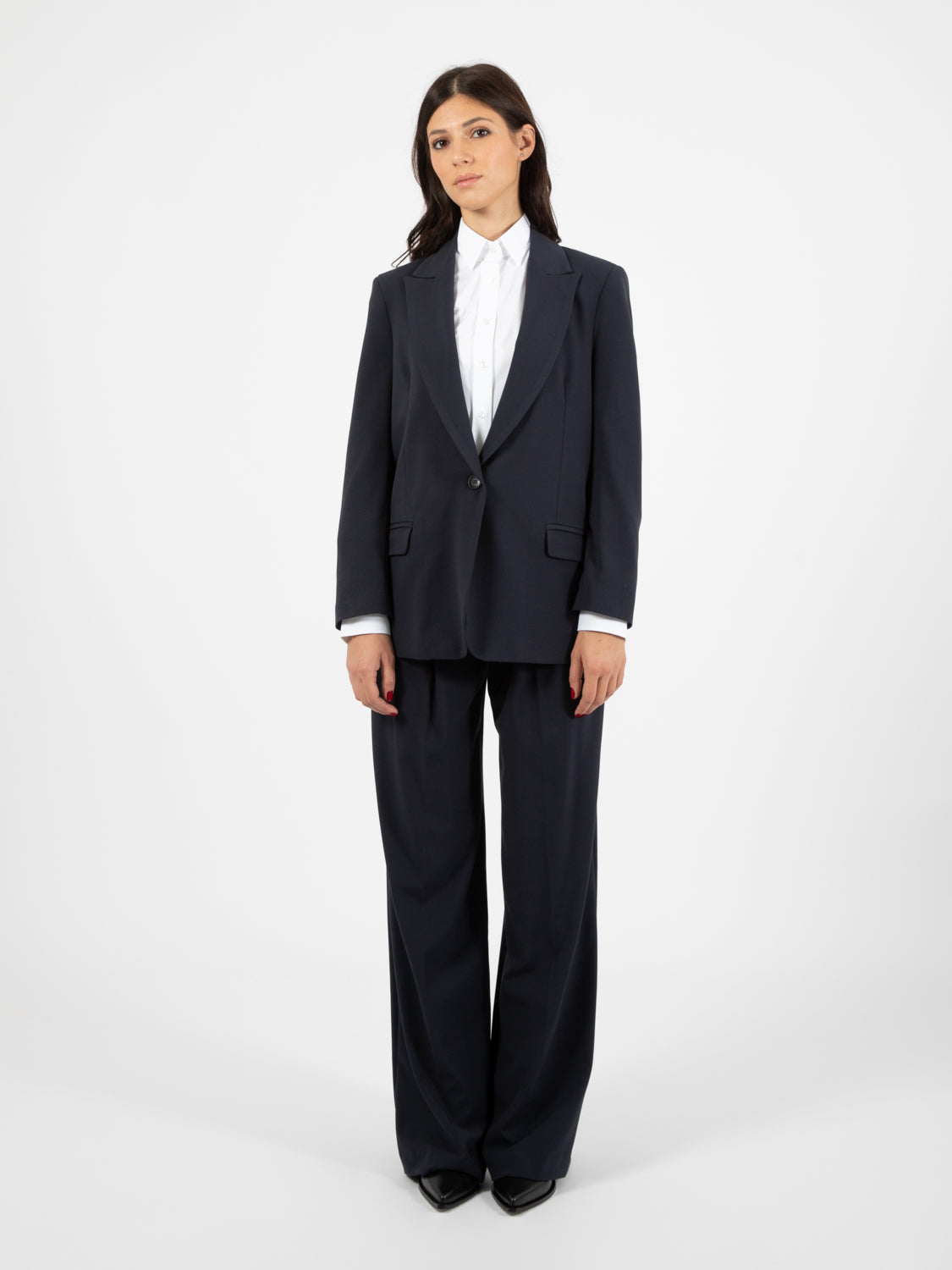 Blazer over blu notte