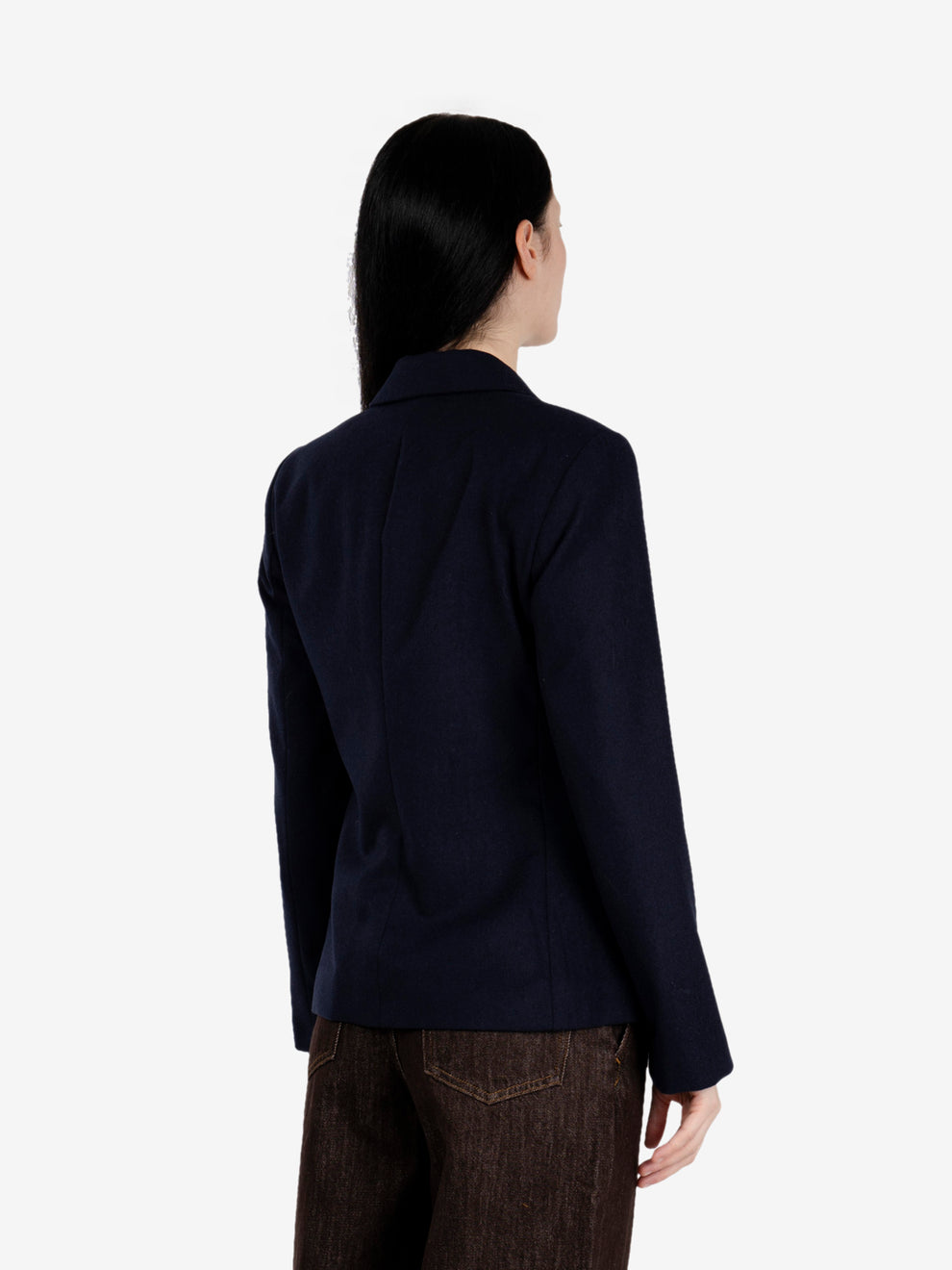 Fitted blue blazer