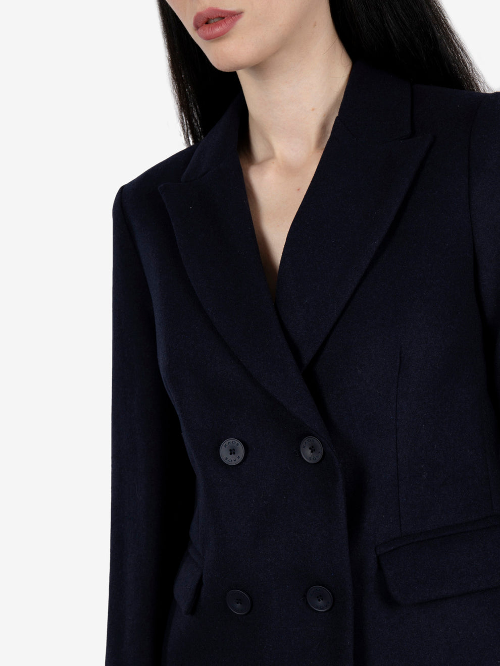 Fitted blue blazer
