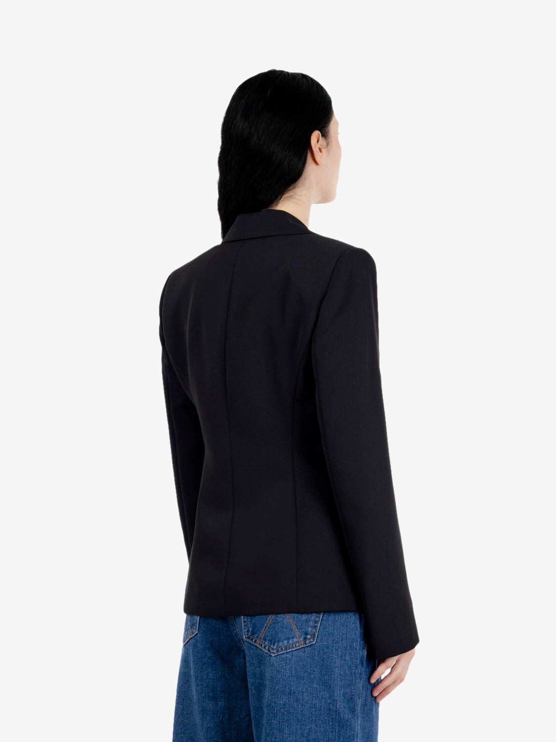 Blazer sfiancato nero