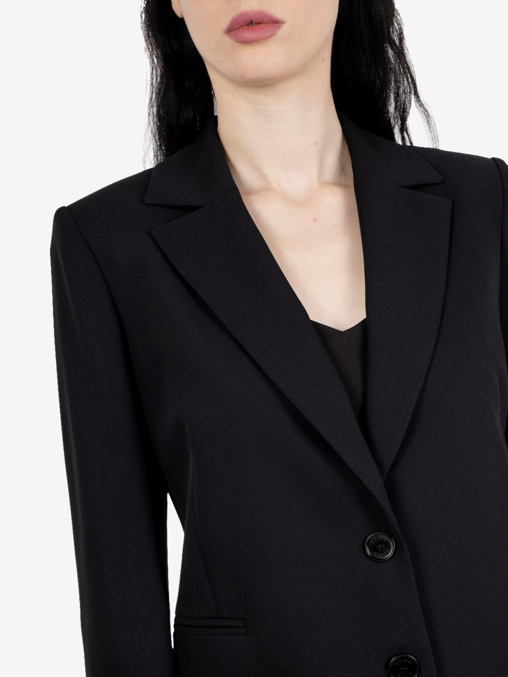 Blazer sfiancato nero