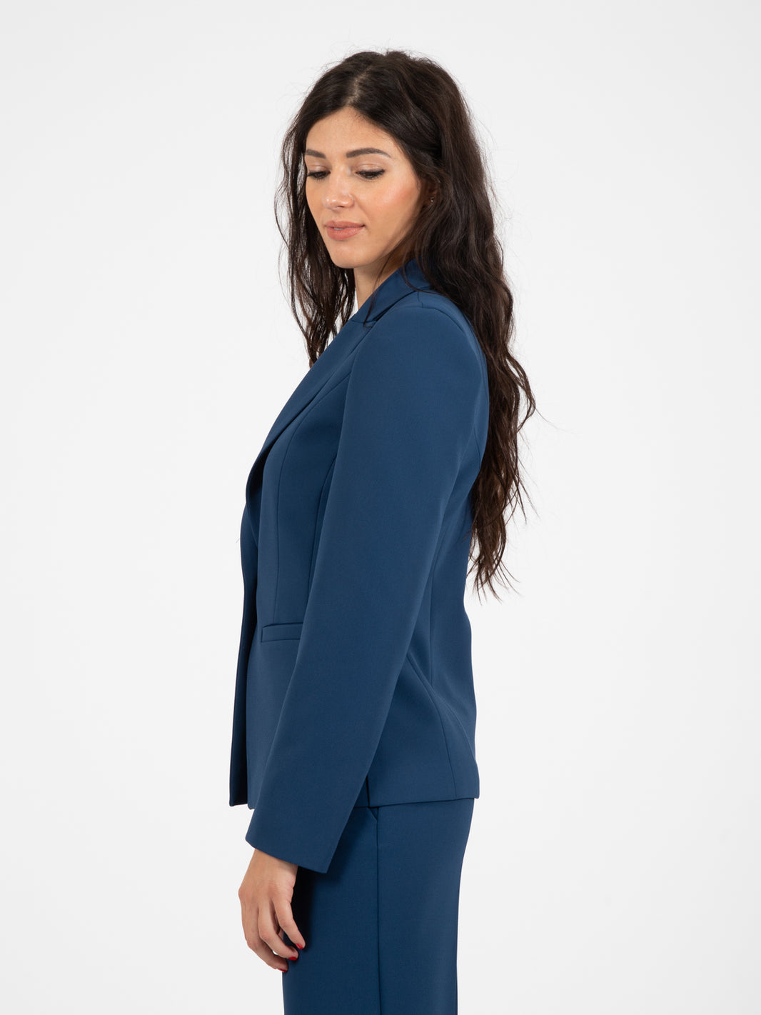 Blazer single-button blu