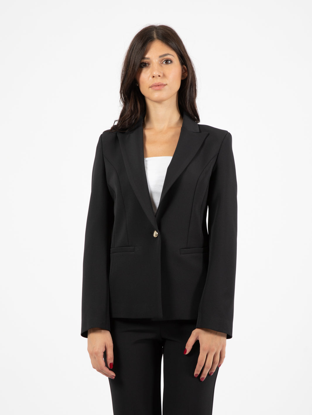 Blazer single-button nero