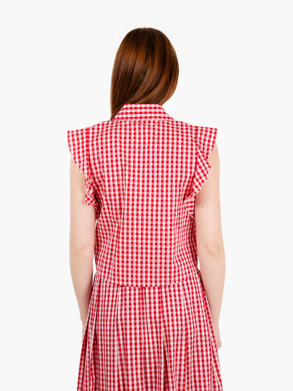 Camicia a quadri rossa