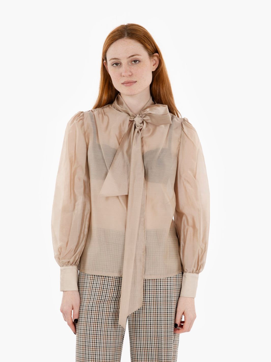 Chalk muslin shirt