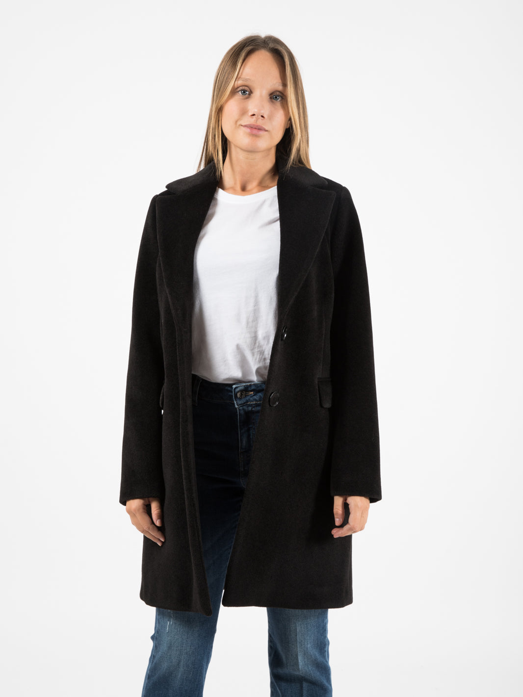 Cappotto sfiancato nero