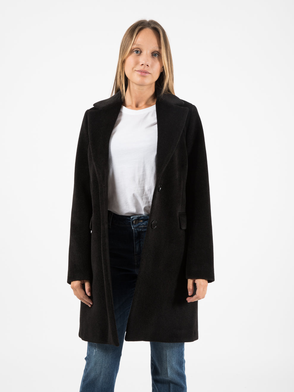 Cappotto sfiancato nero