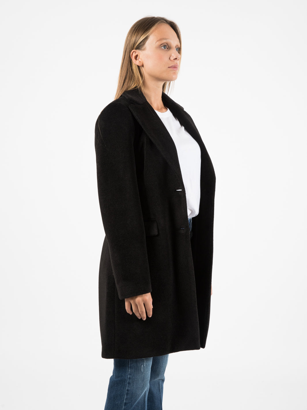 Cappotto sfiancato nero