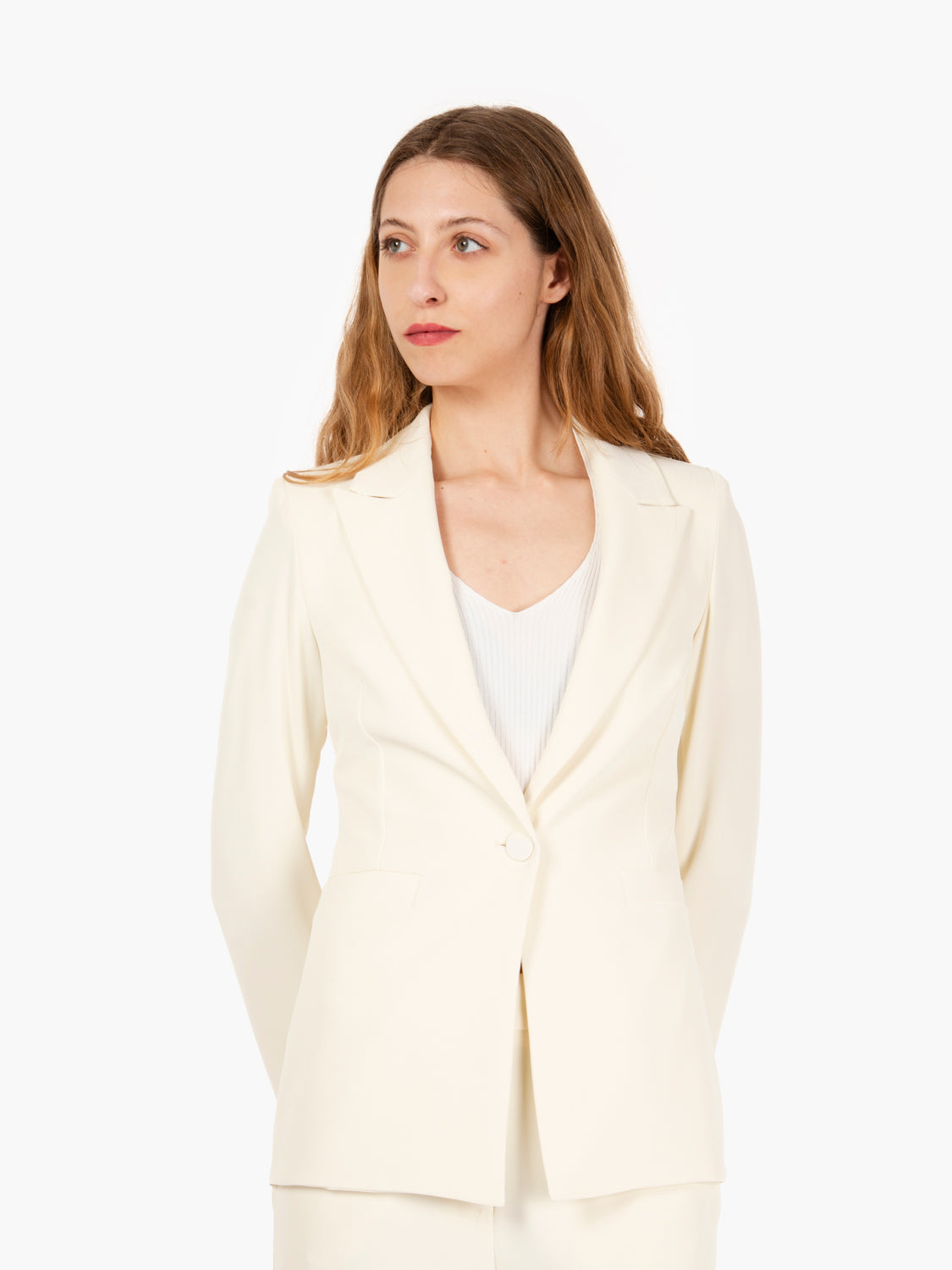 Completo giacca e pantalone burro