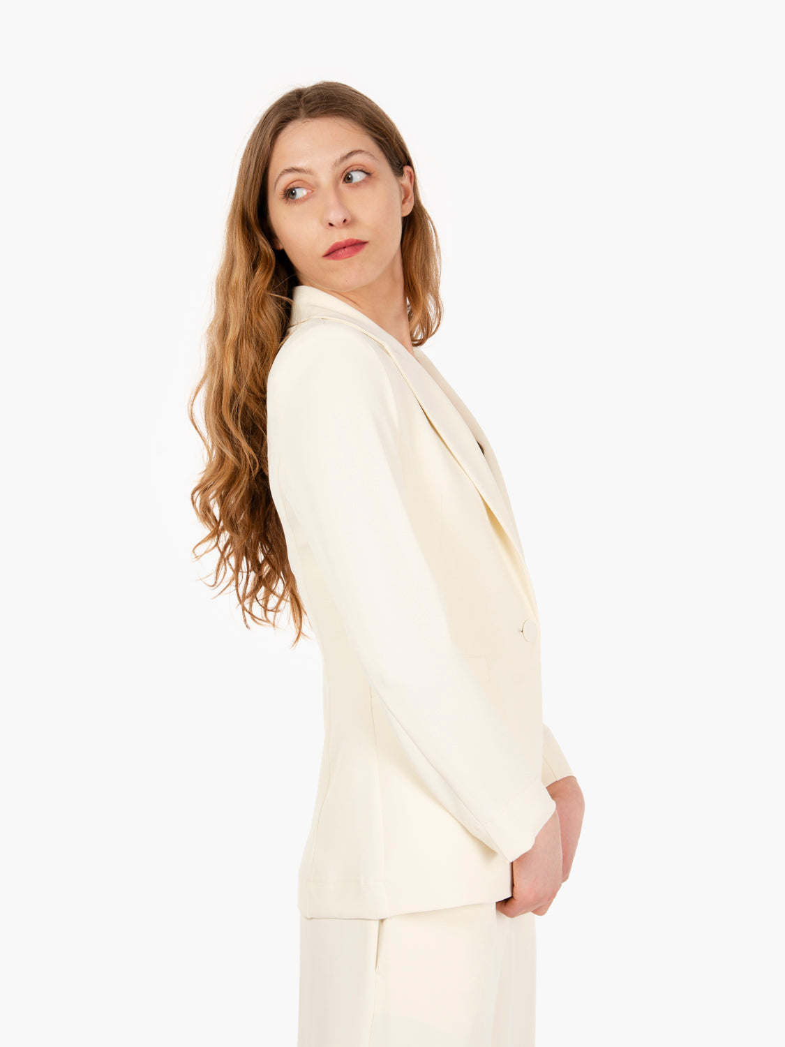 Completo giacca e pantalone burro