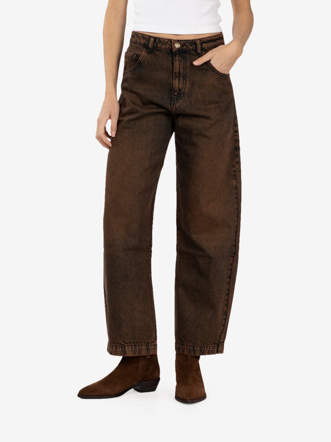 Jeans barrel moro