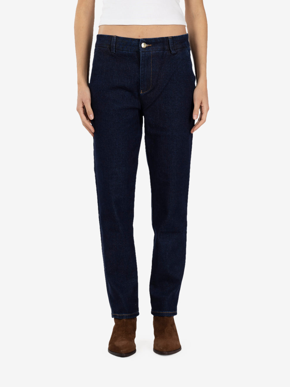 Jeans tasca america Desy blu scuro