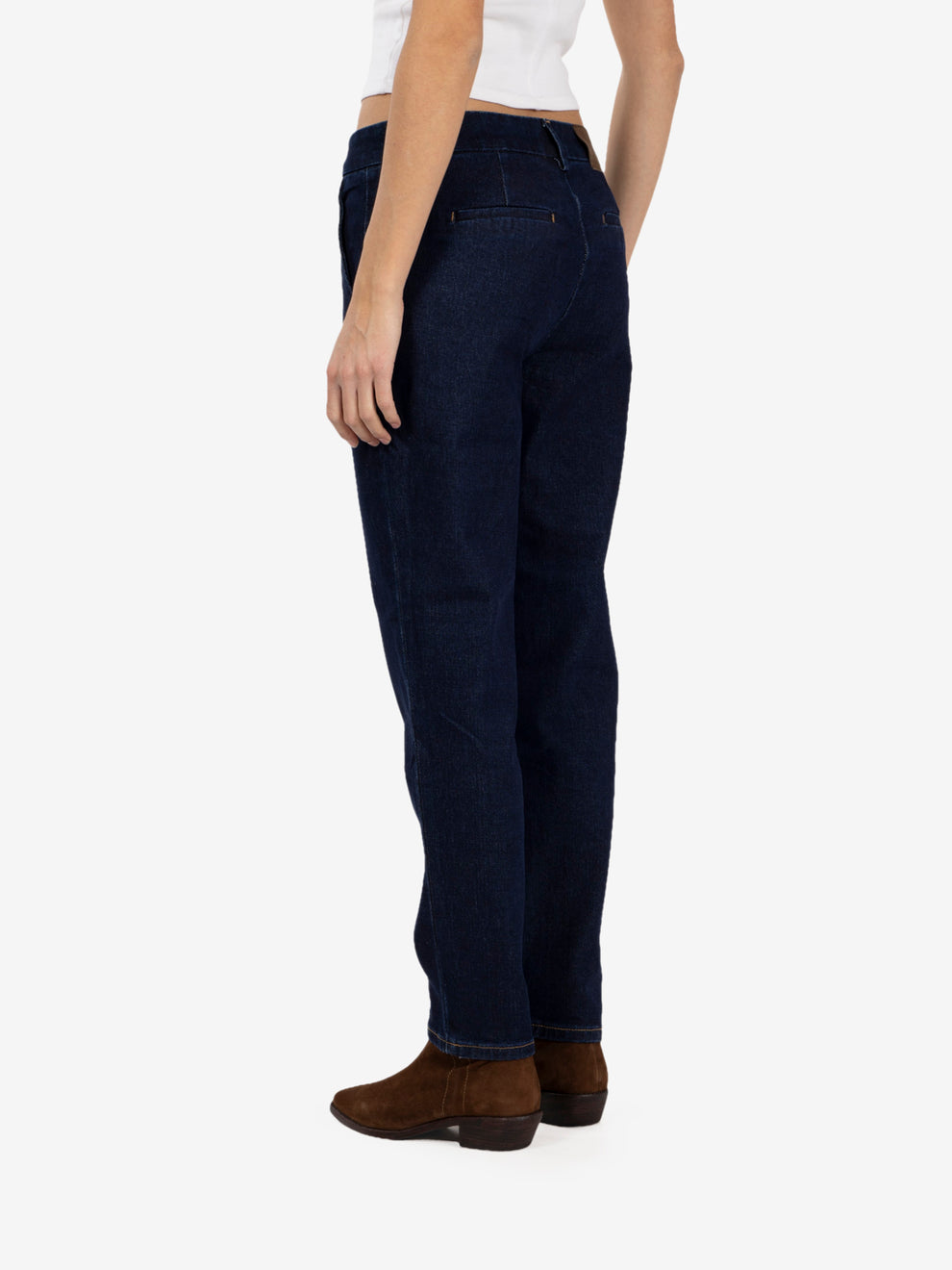 Jeans tasca america Desy blu scuro