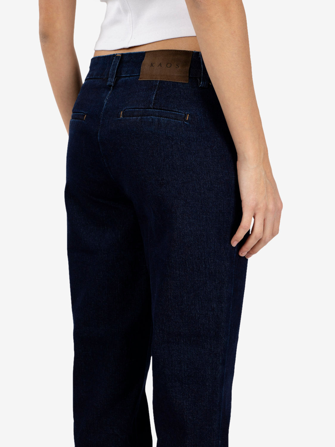 Jeans tasca america Desy blu scuro
