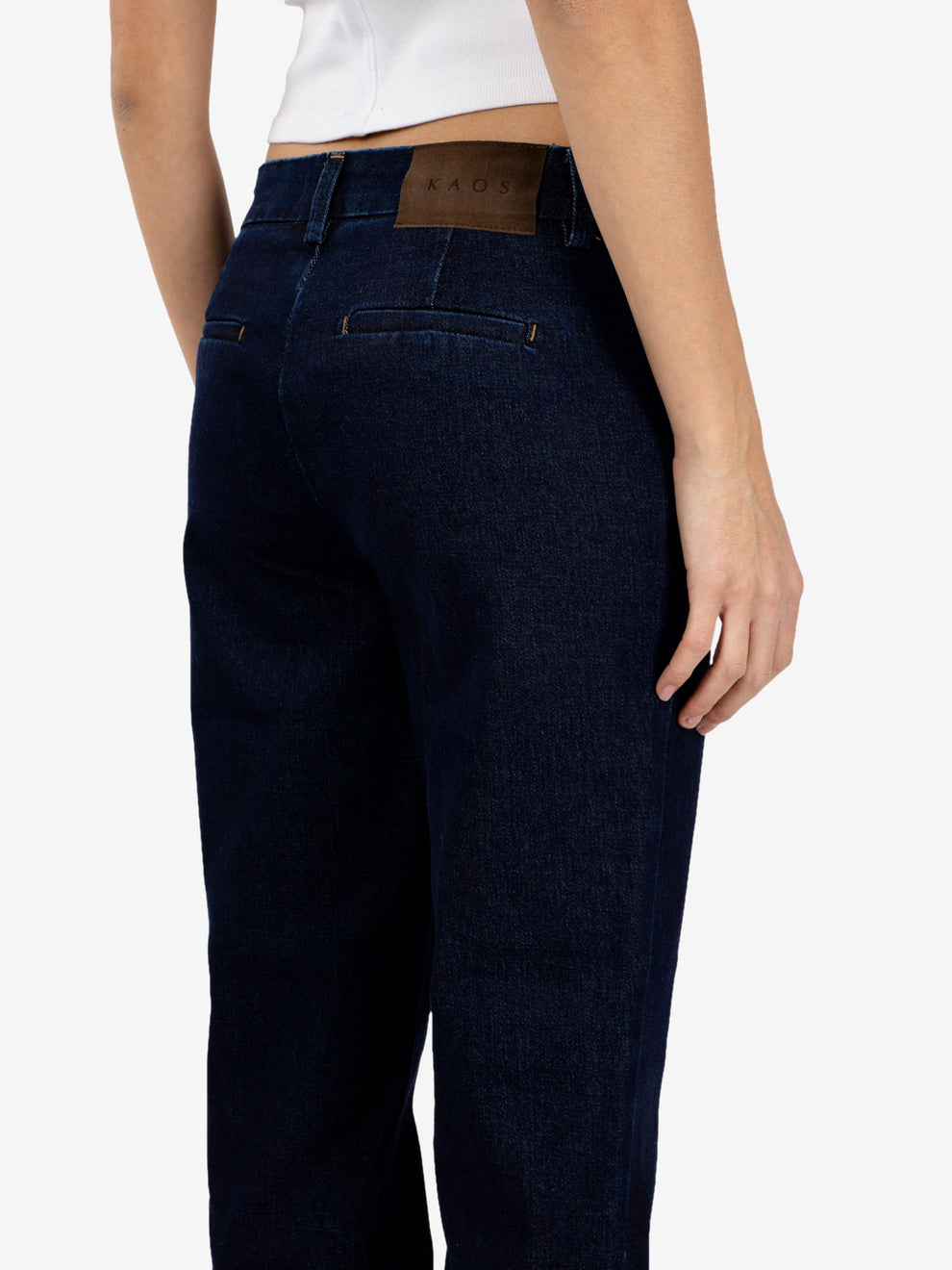 Jeans tasca america Desy blu scuro