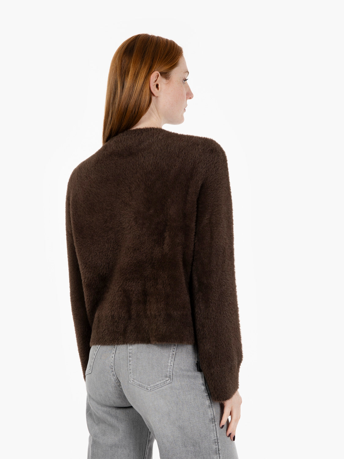 Dark brown fur sweater