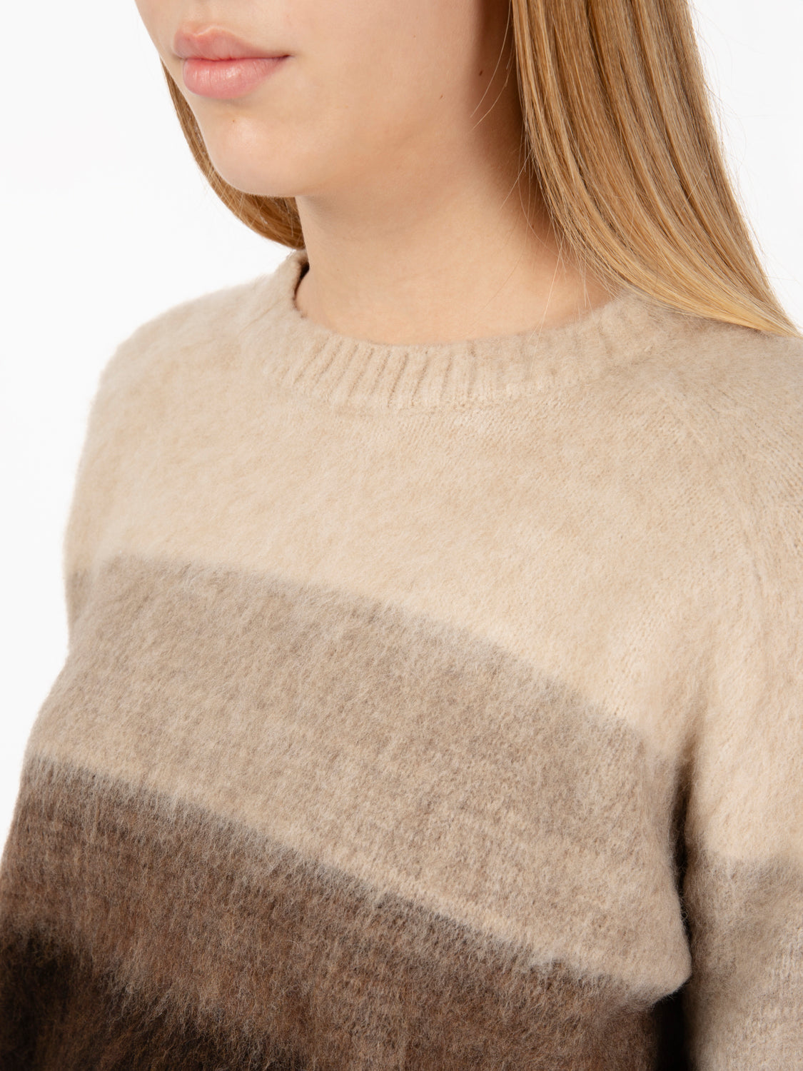 Dark brown degrade sweater
