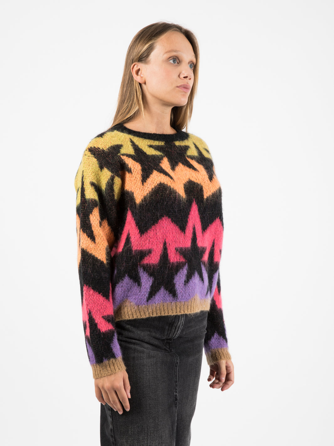 Maglione fantasia multicolor
