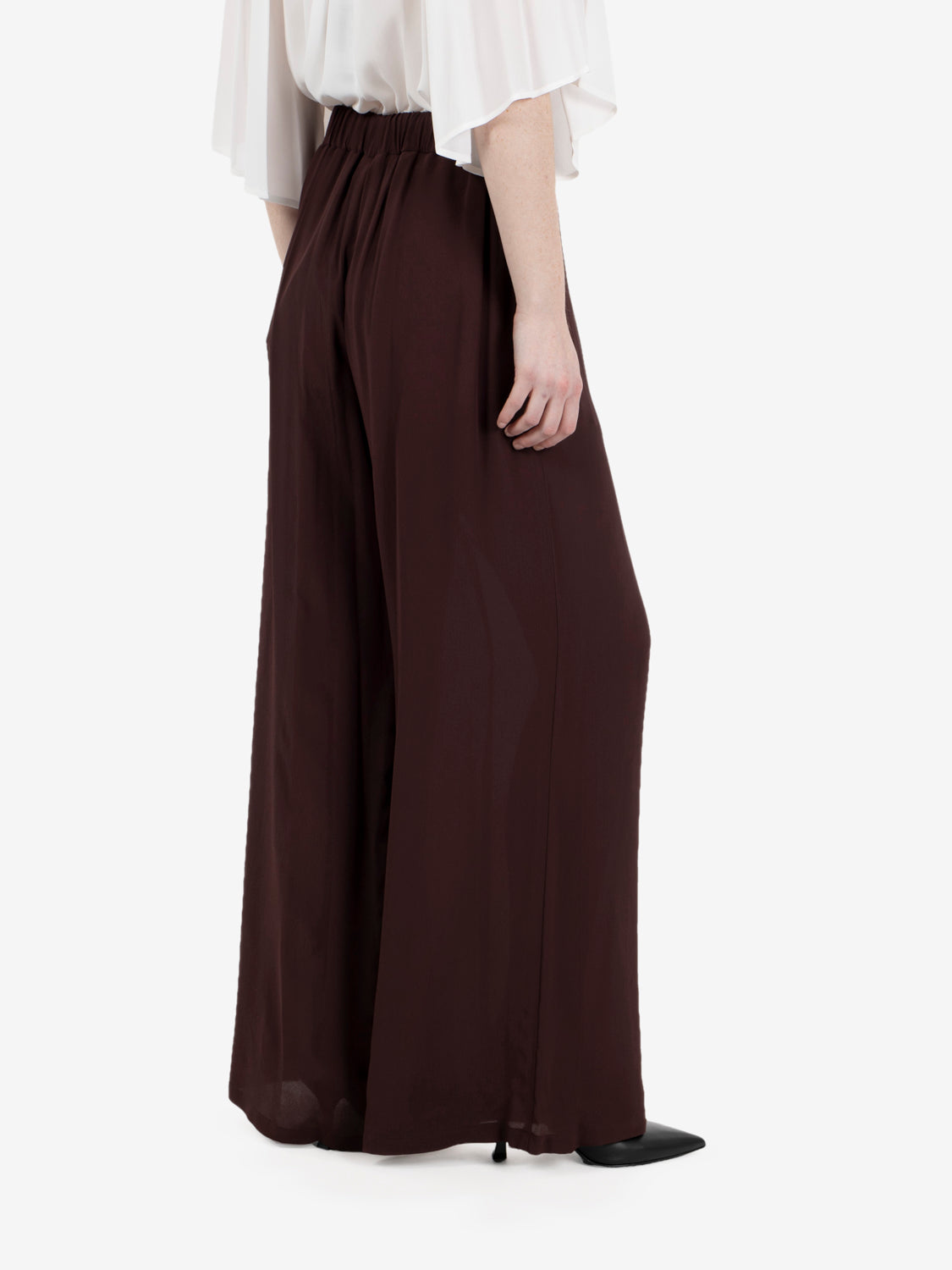 Pantalone palazzo cioccolato