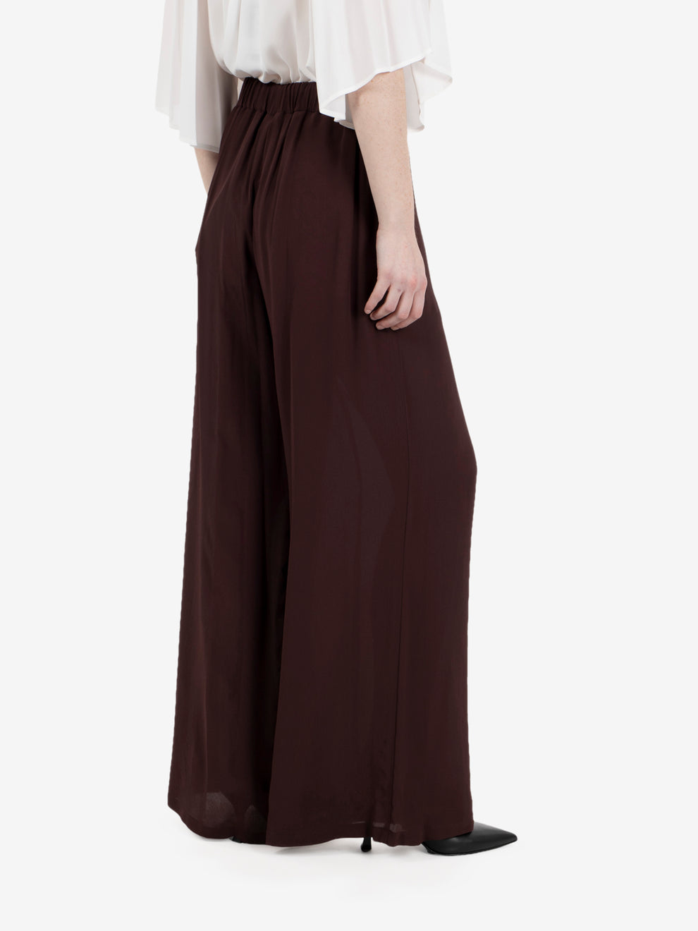 Pantalone palazzo cioccolato